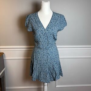 Garage Blue‎ Floral Romper